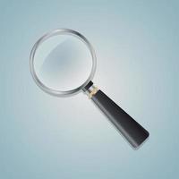 Image Of A Magnifying Glass vector