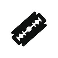 Razor blade icon isolated on white background vector