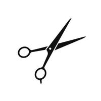 Scissors icon isolated on white background vector