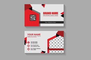 Professional business card design, luxury business card design vector