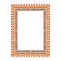 Vintage ornate seamless border vector set concept pattern in traditional style. curls and spirals ornament isolated on white background