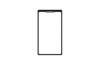 online Erpressung Animation. animiert bedrohlich Mitteilungen auf Handy, Mobiltelefon Telefon 2d Karikatur eben Farbe Linie Objekt. belästigen 4k Video Konzept Aufnahmen auf Weiß mit Alpha Kanal Transparenz zum Netz Design