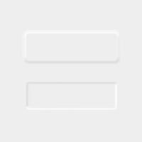 neumorphism style. UI.UX user interface button. Vector illustration.