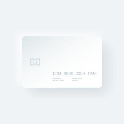 neumorphism style. UI.UX user interface button. Vector illustration.