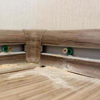 install new baseboards photo