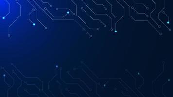 Circuit lines for digital data technology and connection system concept background. Circuit board backdrop design. Vector illustration.