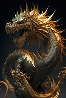 Chinese dragon. . photo