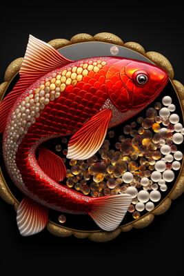Chinese New Year Fish Stock Photos, Images and Backgrounds for Free