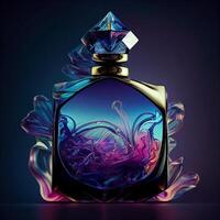 magical abstract fantasy perfume fragrance. photo