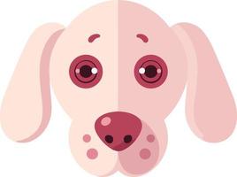 White labradors head vector graphics