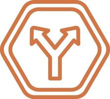 Intersection Vector Icon Design