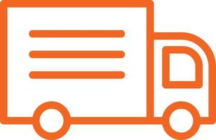 Delivery Truck Vector Icon Design