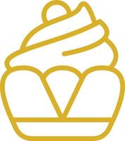 Cupcake Vector Icon Design