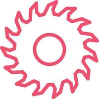 Circular Saw Vector Icon Design