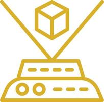 Holographic Vector Icon Design
