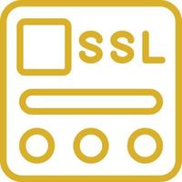 SSL File Vector Icon Design