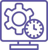 Monitor Vector Icon Design