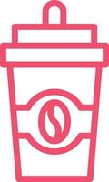 diseño de icono de vector de comida para llevar de café