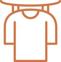 Drying Clothes Vector Icon Design