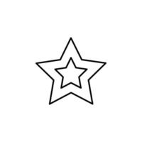 star line vector icon