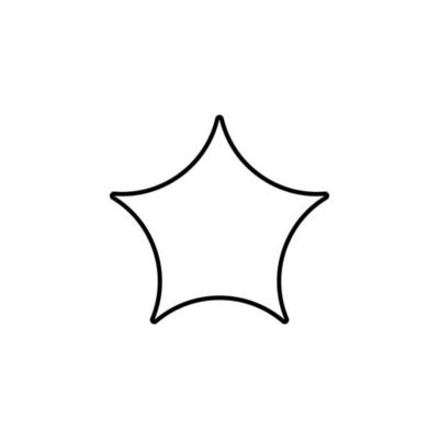 star line vector icon