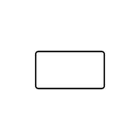 rectangle vector icon