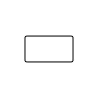 rectangle vector icon