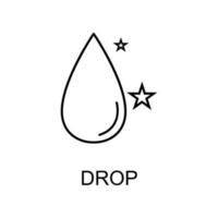 clean drop vector icon