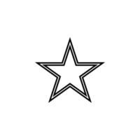 star line vector icon