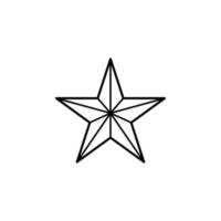 star line vector icon