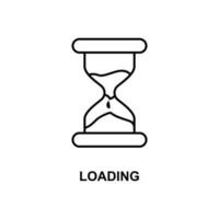 loading sign vector icon