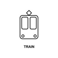 icono de vector de tren