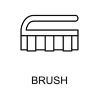 brush vector icon