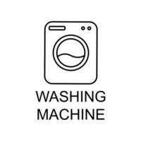 washing machine vector icon