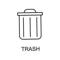 trash box vector icon