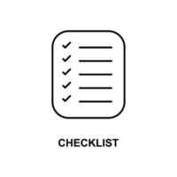 checklist vector icon