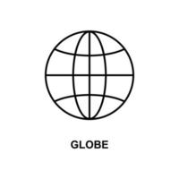 globe vector icon