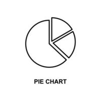 pie chart vector icon