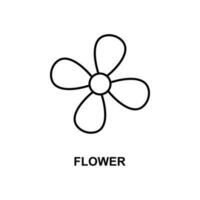 flower vector icon