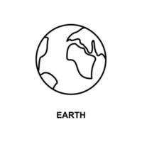 earth vector icon