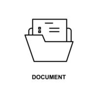 document vector icon