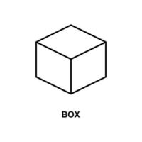 box vector icon