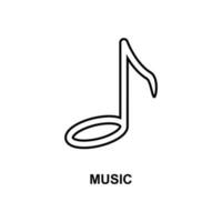 music note vector icon