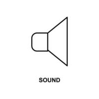 sound sign vector icon