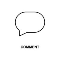 comment vector icon