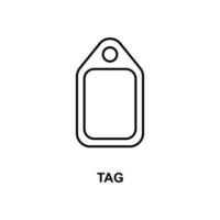 tag vector icon