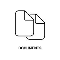 documents vector icon