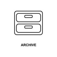 icono de vector de archivo