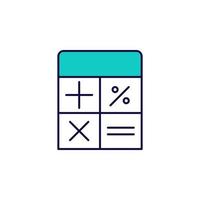 calculator vector icon