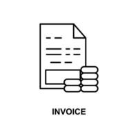 invoice vector icon